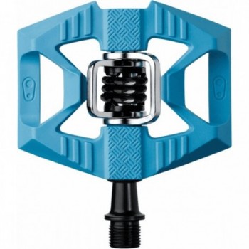 Pedales CRANKBROTHERS Double Shot 1 Azul - Versátiles para MTB, Ciudad y Trekking - 1