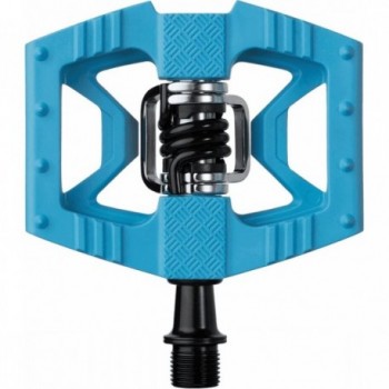 CRANKBROTHERS Double Shot 1 Blue Pedals - Versatile for MTB, City, Trekking - 2