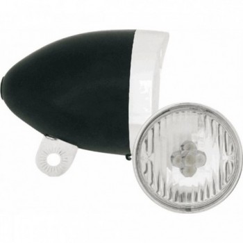 Fanale Anteriore Vintage Nero in Acciaio per Dinamo con Lampadina 6W/2,4V MVTEK - 1 - Luci - 8005586210586