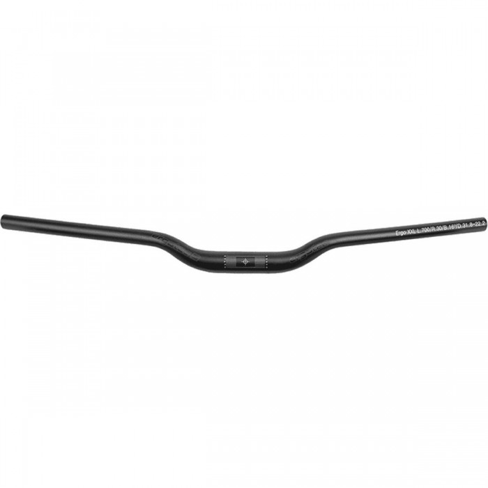 Guidon MTB Ergo S 620mm Noir, Aluminium AL 6061 T6, Diamètre 31.8mm - 1