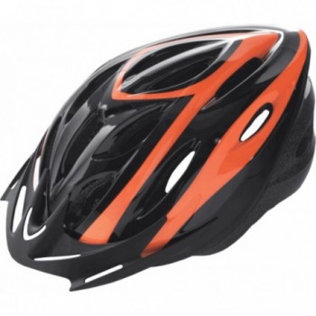 Rider Out-Mould Helm Schwarz/Orange Größe L 58-61cm für MTB und Straße - 1