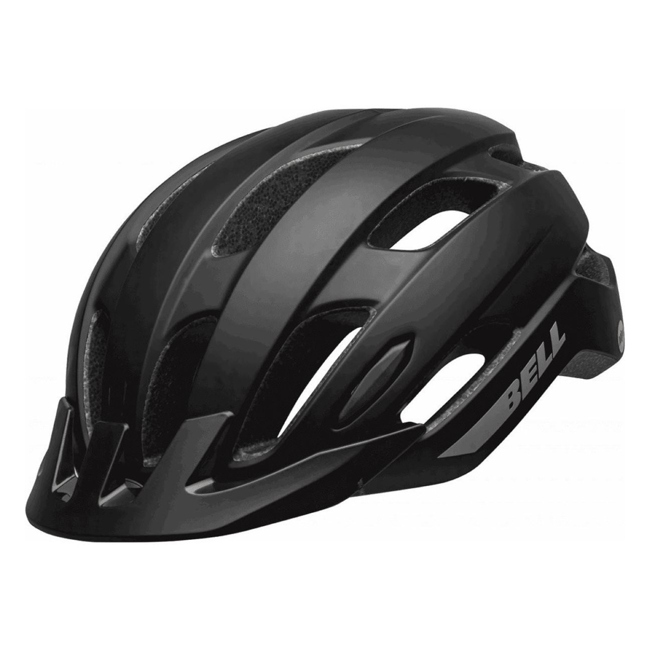 Trace LED Black Matte Bike Helmet 2022, Size 50-57 cm, Rechargeable Light - 2