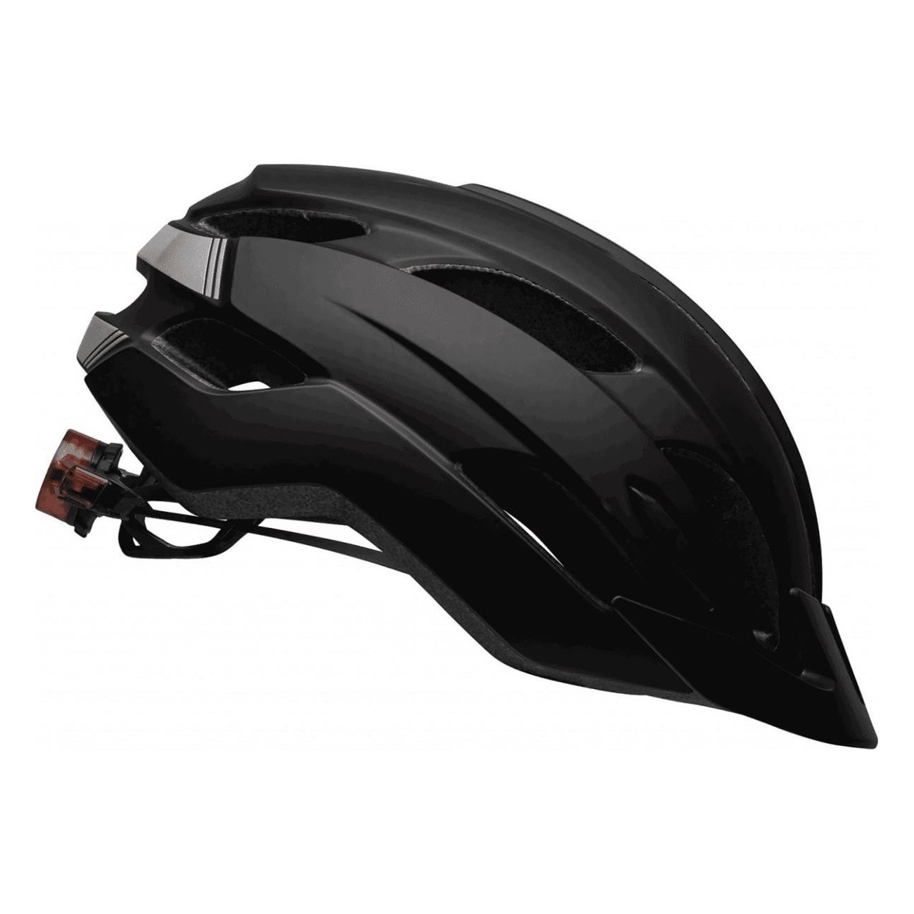 Casque de Vélo Trace LED Noir Mat 2022, Taille 50-57 cm, avec Lumière Arrière - 4