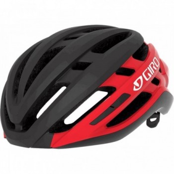 Casco Agilis Negro/Rojo 59-63cm con Sistema Roc Loc 5.5 y Tecnología In-Mold - 1