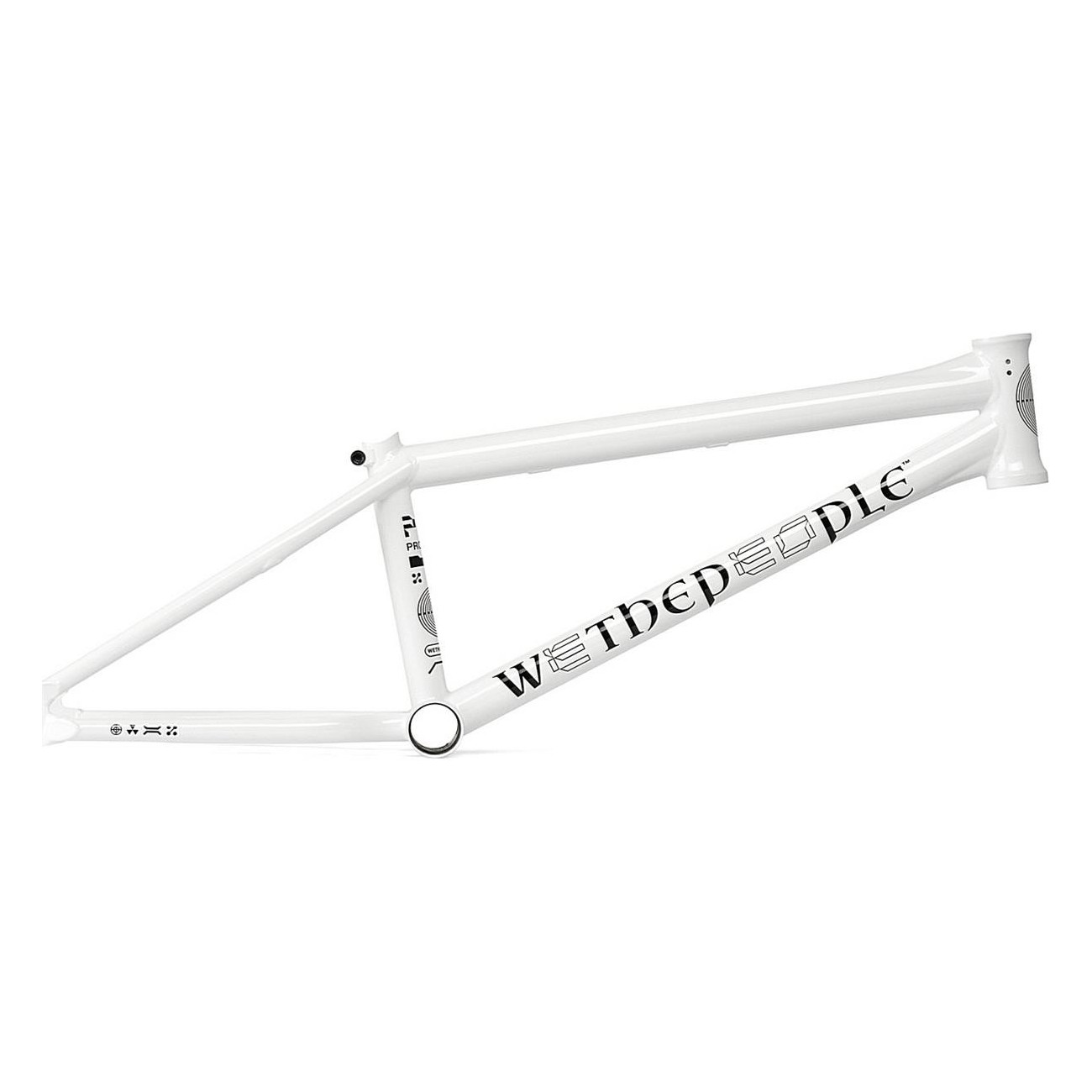 Prodigy Frame White 18' with 17.75' Top Tube for Young Riders - 1