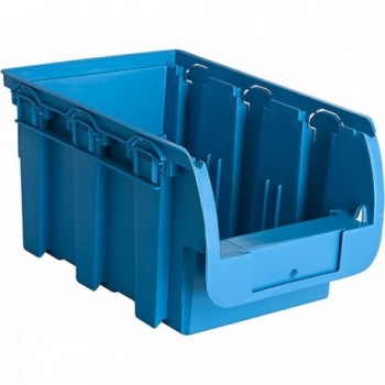 Conteneur en plastique PP 990HPB bleu - 330x200x150mm, pack de 3 pièces - 1