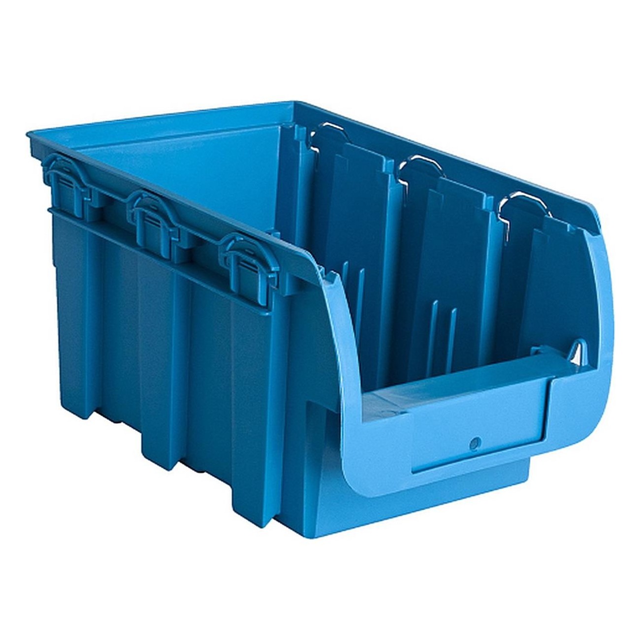 Conteneur en plastique PP 990HPB bleu - 330x200x150mm, pack de 3 pièces - 1