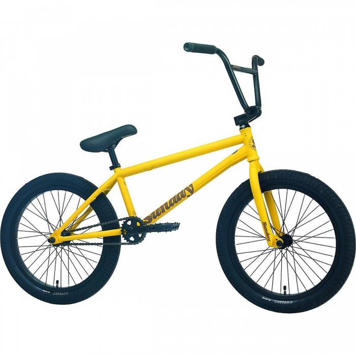 Bicyclette BMX Sunday EX Julian Arteaga 20' Moutarde Mat, Cadre 100% CrMo - 1