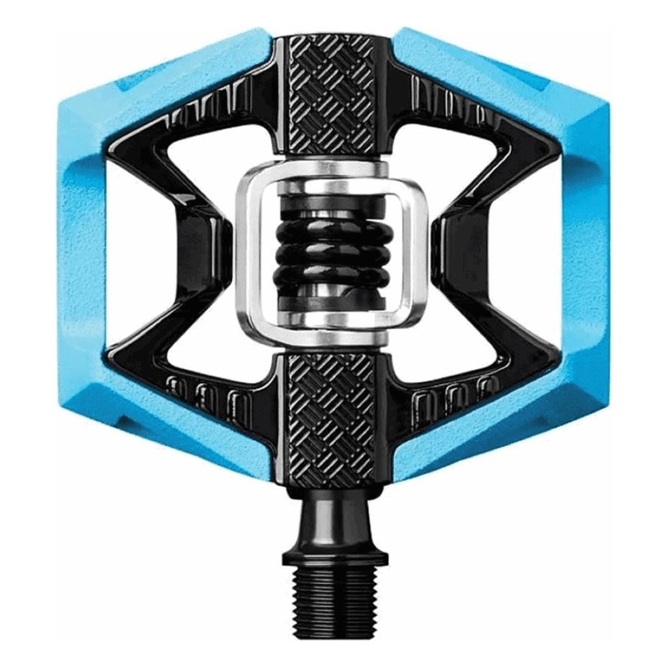 CRANKBROTHERS Double Shot 2 Blue/Black Pedals for MTB and City - Lightweight - 1