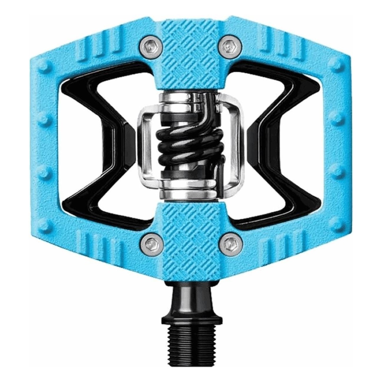 CRANKBROTHERS Double Shot 2 Blue/Black Pedals for MTB and City - Lightweight - 2