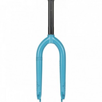 Battleship Fork 24mm Offset in 4130 CrMo Matte Dusk Blue with 3/8'' Slot - 2