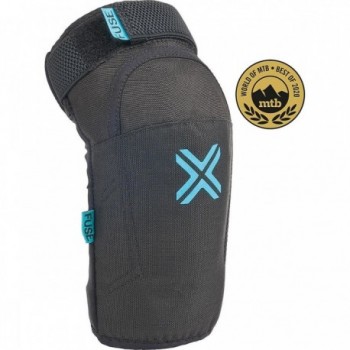 Codo Echo XS Negro-Azul con Fusible - Protección y Comodidad en Neopreno y Cordura - 1