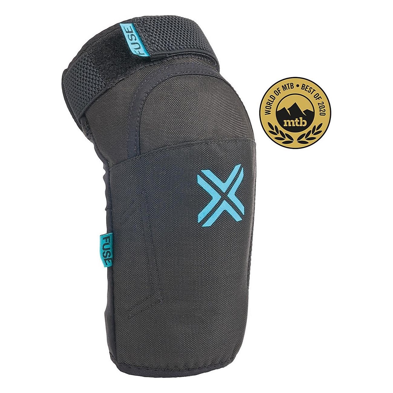 Codo Echo XS Negro-Azul con Fusible - Protección y Comodidad en Neopreno y Cordura - 1