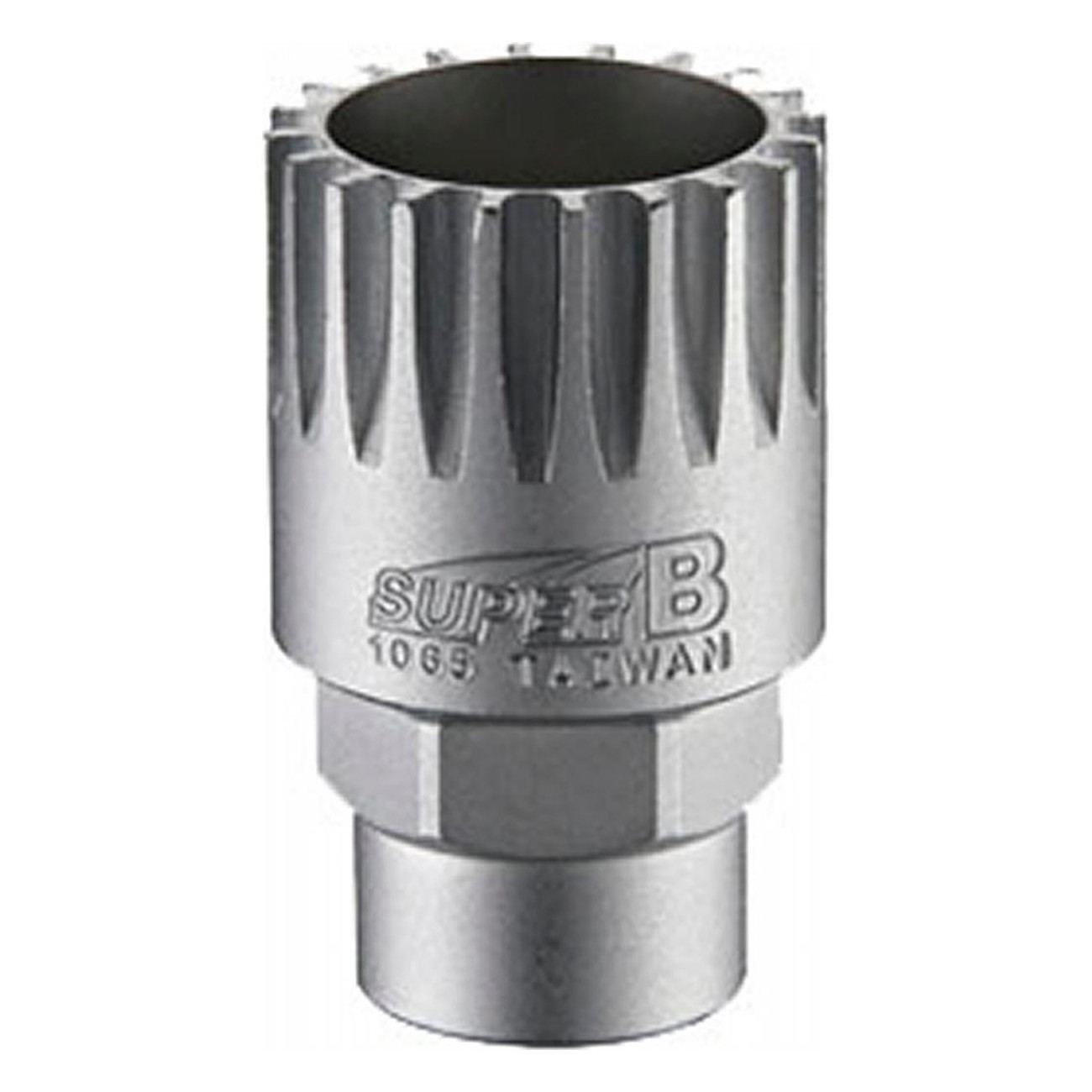 Super B TB-1065 Bottom Bracket Tool Compatible with Shimano, Silver - 1