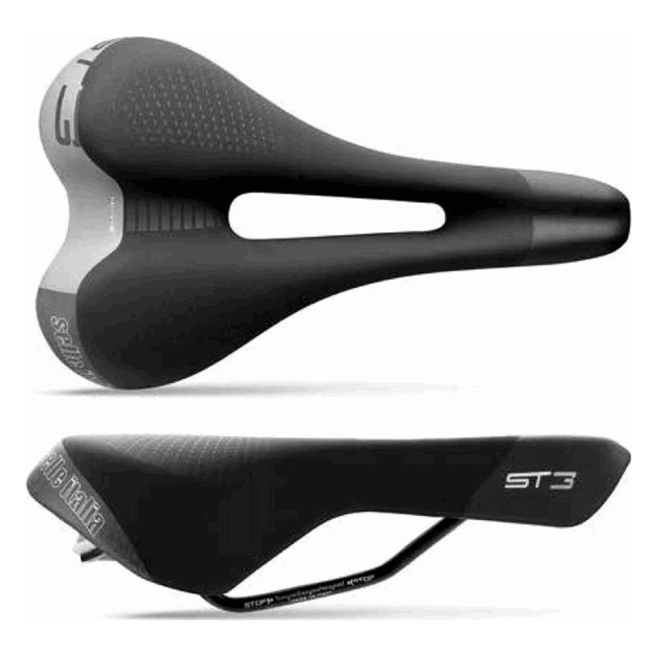 Selle Italia ST3 Gel Superflow Black 160x270mm - Comfort & Performance - 1