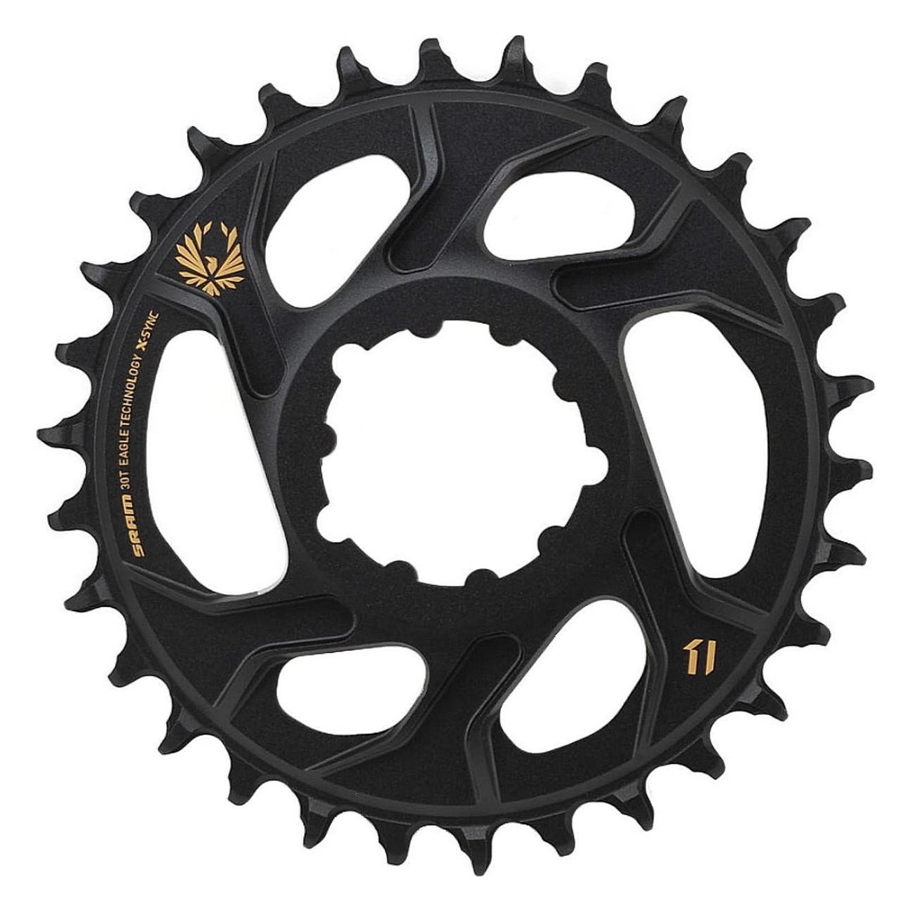 X-SYNC 2 Eagle 38T Chainring, Direct Mount 3mm Offset Boost, Gold - 1