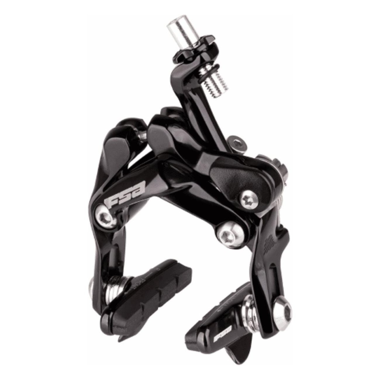 DM60 Direct Mount Front Brake in Black Aluminum - 192g, Aerodynamic Design - 1