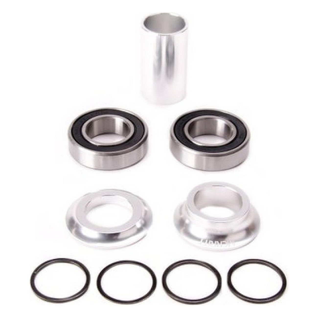 Merritt Sib Medium 19mm Sealed Bearing Silver for Bicycle - Compatible with 19/22mm Axles - 1