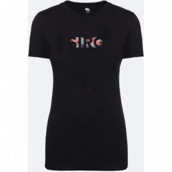 T-shirt Femme Noire en Coton Black Tropics - Taille S - 1