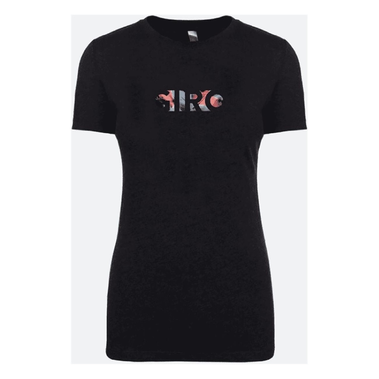 T-shirt Femme Noire en Coton Black Tropics - Taille S - 1