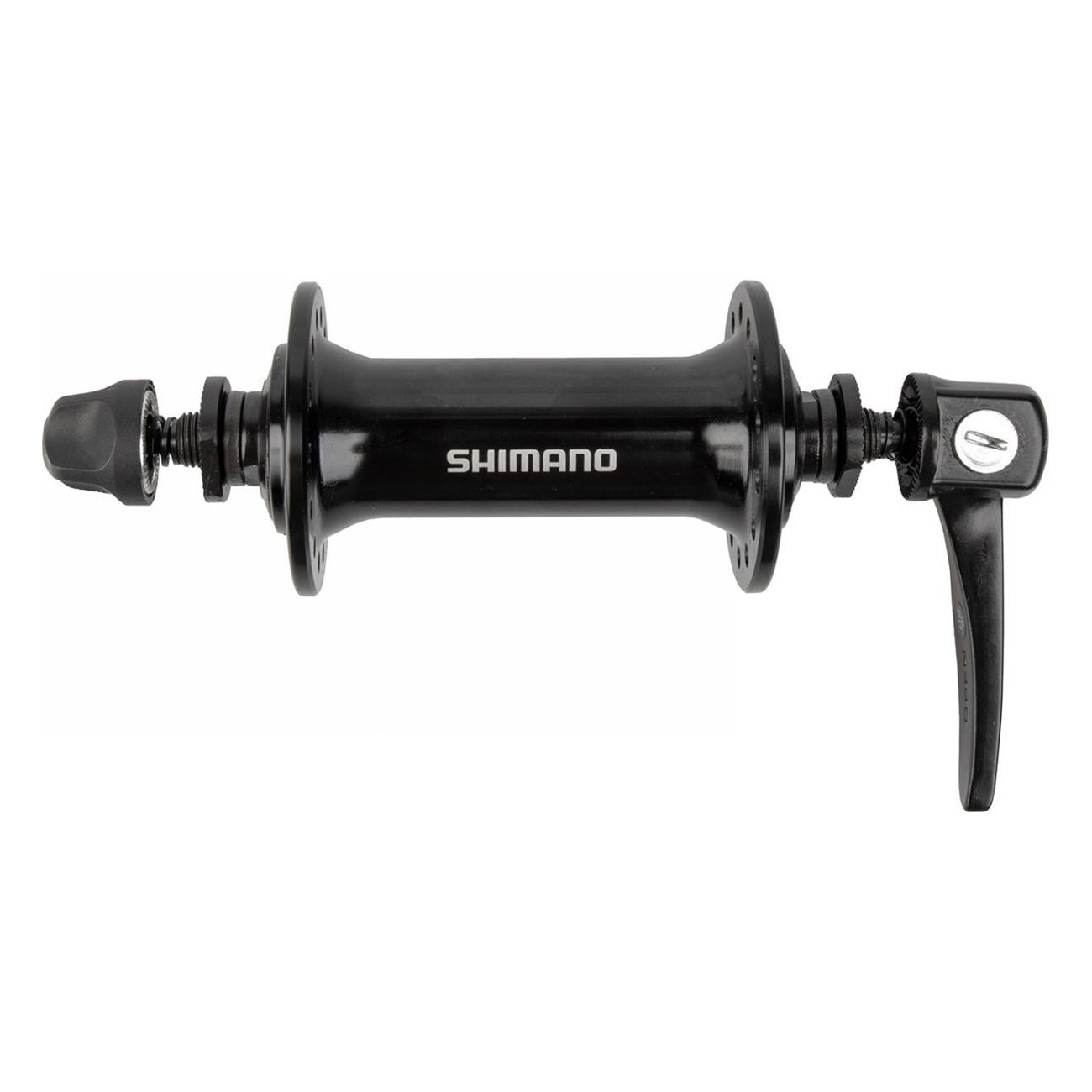 Mozzo Anteriore Shimano HB-RS300 Nero 28 Fori 100mm per Freni a Cerchio - 1 - Mozzo - 