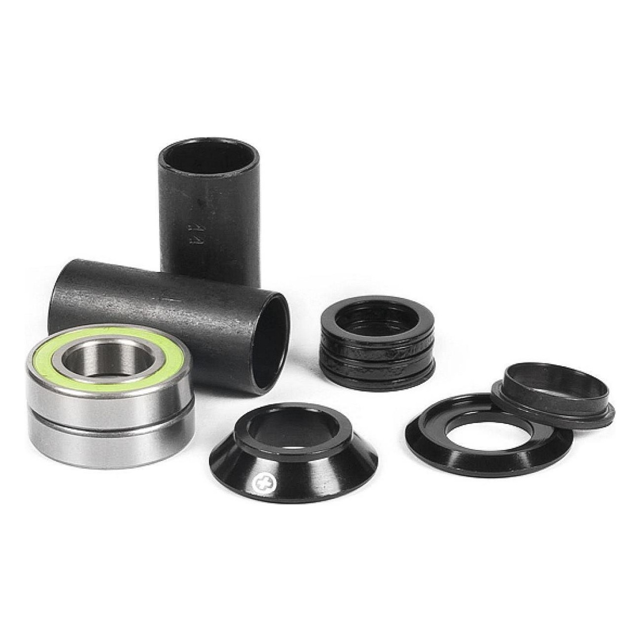 Sib Pro Midsize 22mm Schwarz Tretlager mit Dichtlagern und CNC-Alu-Cones - 1