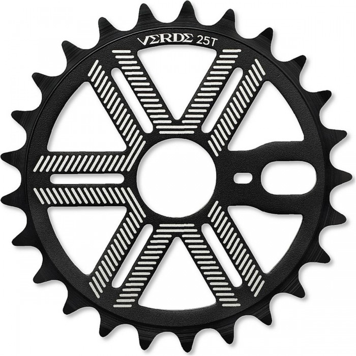 Green Recon 25T Black Aluminum 6061 Sprocket for Bicycle - Lightweight & Durable - 1