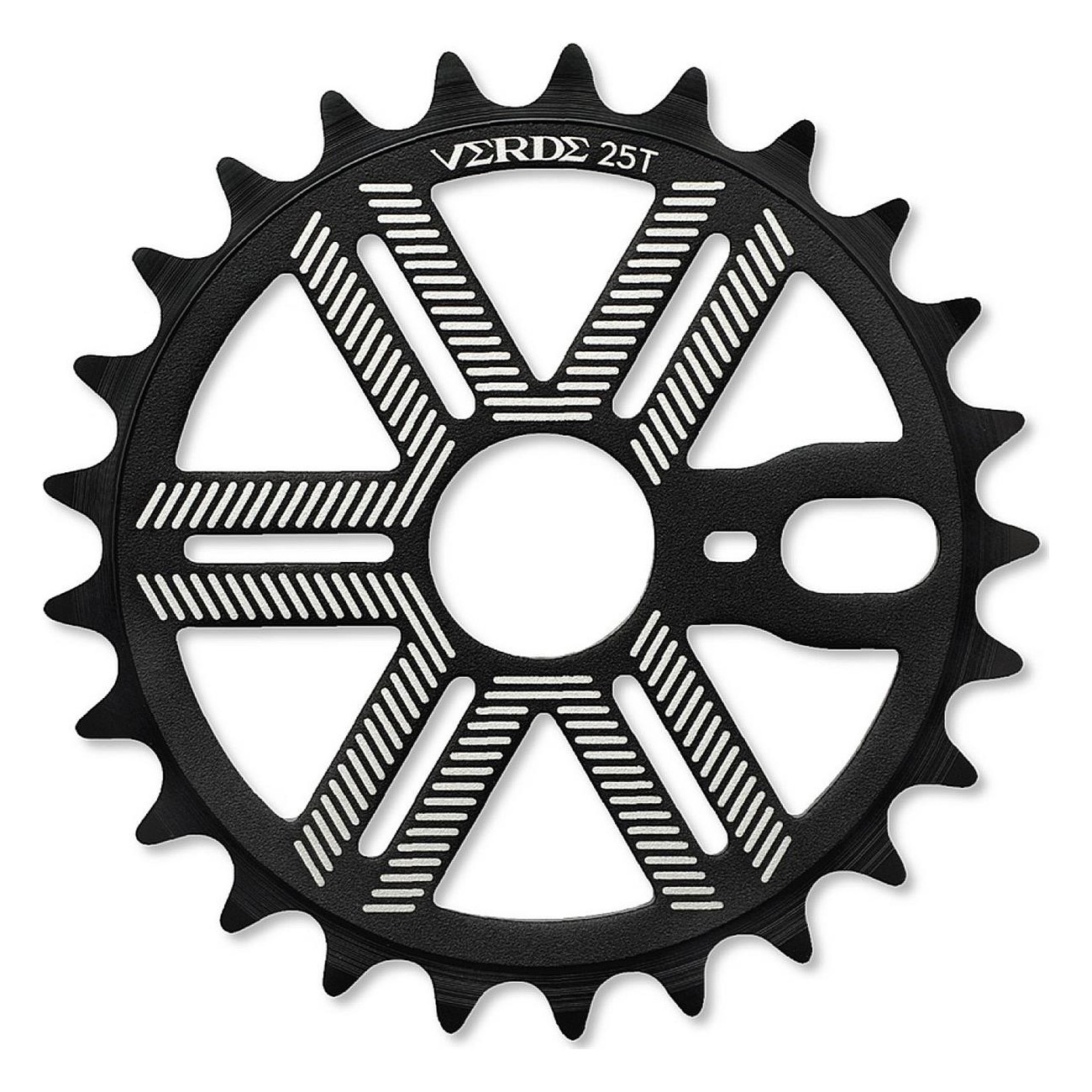 Green Recon 25T Black Aluminum 6061 Sprocket for Bicycle - Lightweight & Durable - 1