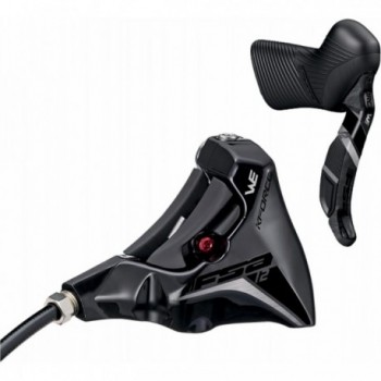 Comando Cambio Sinistro K-Force WE 12v DB 110cm Nero per Bici da Strada - Ergonomico e Compatto, Compatibile FSA, Design in Carb