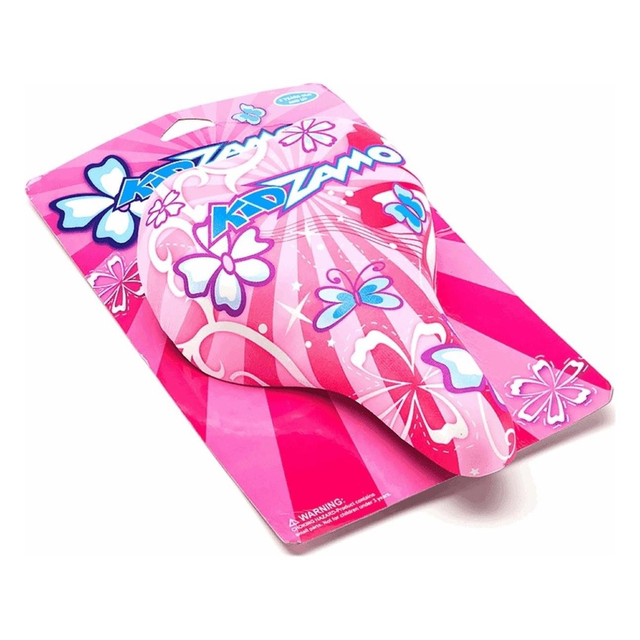 Sella Kidzamo Flower Rosa per Bambina in Skay e Acciaio - Leggera e Resistente, 194g - 1 - Selle - 4897031232656