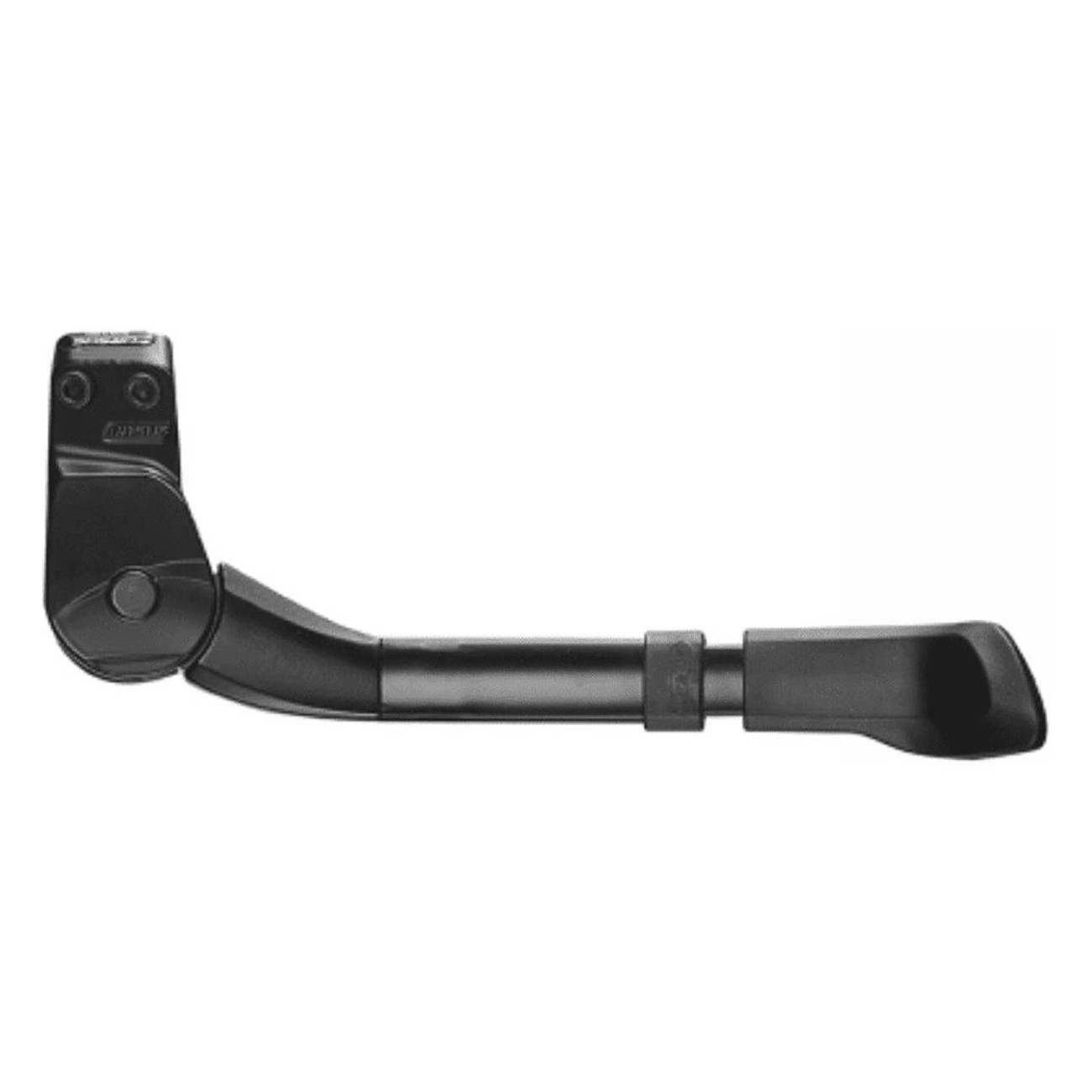 Béquille Latérale Arrière Réglable en Aluminium Noir pour Vélo 16/20/24 - KING MINI REAR R78 - 1