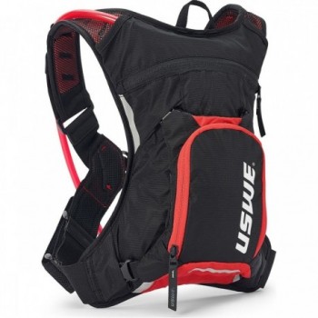 Mochila Hidratante MTB Hydro 3 Uswe - 3 Litros, Roja, con Sistema No Dancing Monkey 1.2 - 1