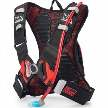 Hydro 3 MTB Trinkrucksack Uswe - 3 Liter, Rot, mit No Dancing Monkey 1.2 - 2