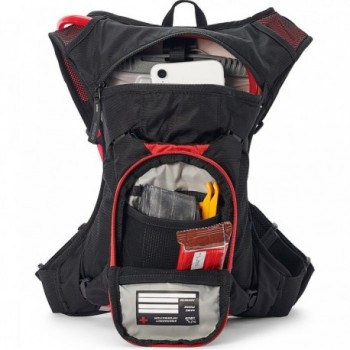 Hydro 3 MTB Trinkrucksack Uswe - 3 Liter, Rot, mit No Dancing Monkey 1.2 - 3