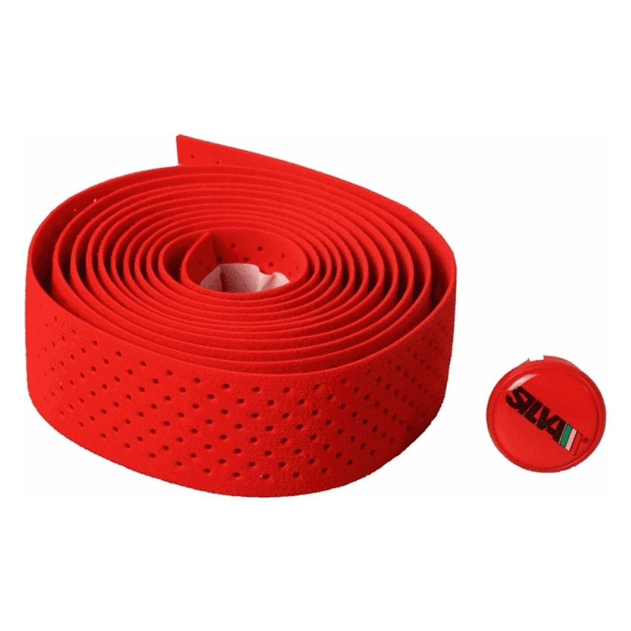 Red Polyurethane Handlebar Tape Silva Forello for Adults - Comfort & Style - 1