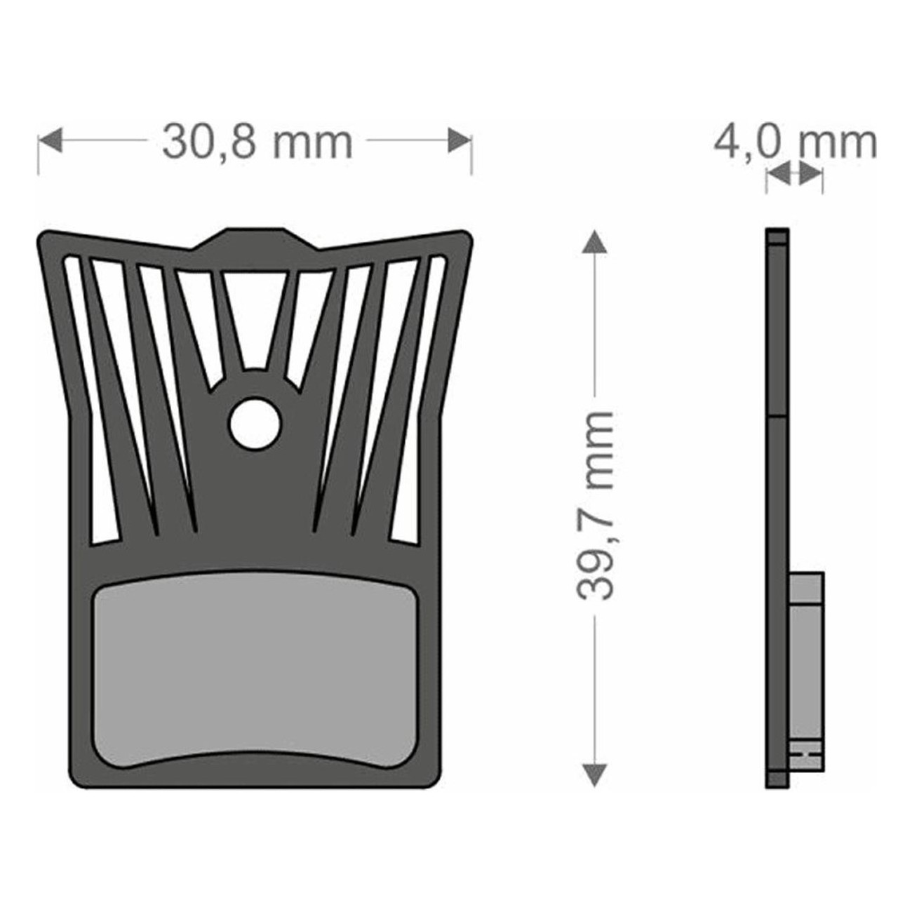 Plaquettes de frein Lightech compatibles avec Shimano, Tektro, Rever et Brenta - 1