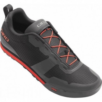 Zapatos Tracker Fastlace Negro/Rojo Talla 42 con Excelente Grip para Pedales Flat - 1