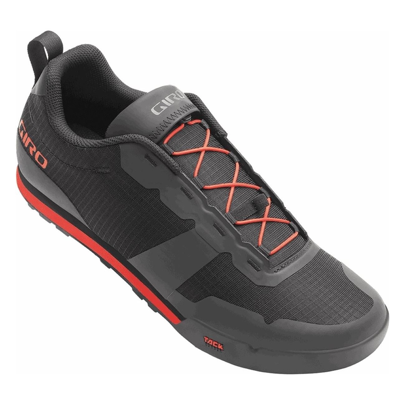 Zapatos Tracker Fastlace Negro/Rojo Talla 42 con Excelente Grip para Pedales Flat - 1