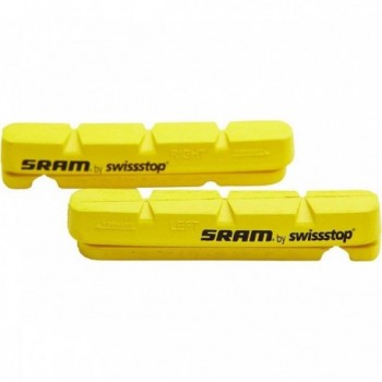 Sram Yellow Brake Pads for Road and CX Bikes with Carbon Rims - Pair - 1