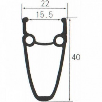 M-Wave 700C Double Wall Alloy Rim 32 Holes Silver with CNC Brake Flanges - 2