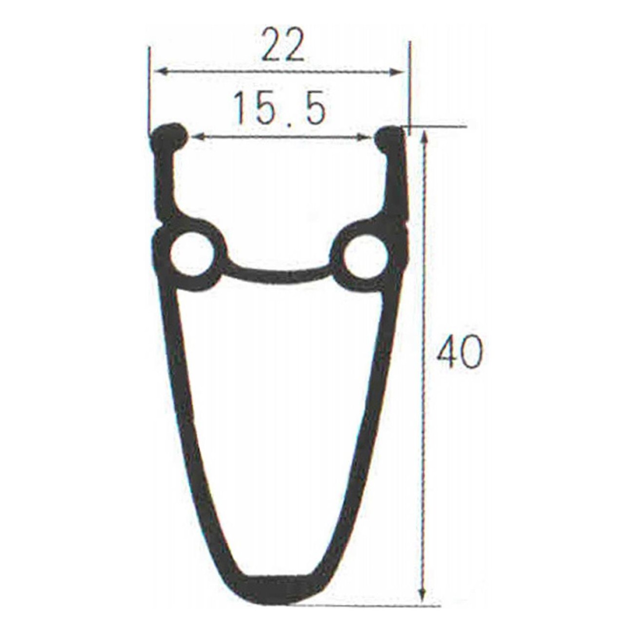 M-Wave 700C Double Wall Alloy Rim 32 Holes Silver with CNC Brake Flanges - 2