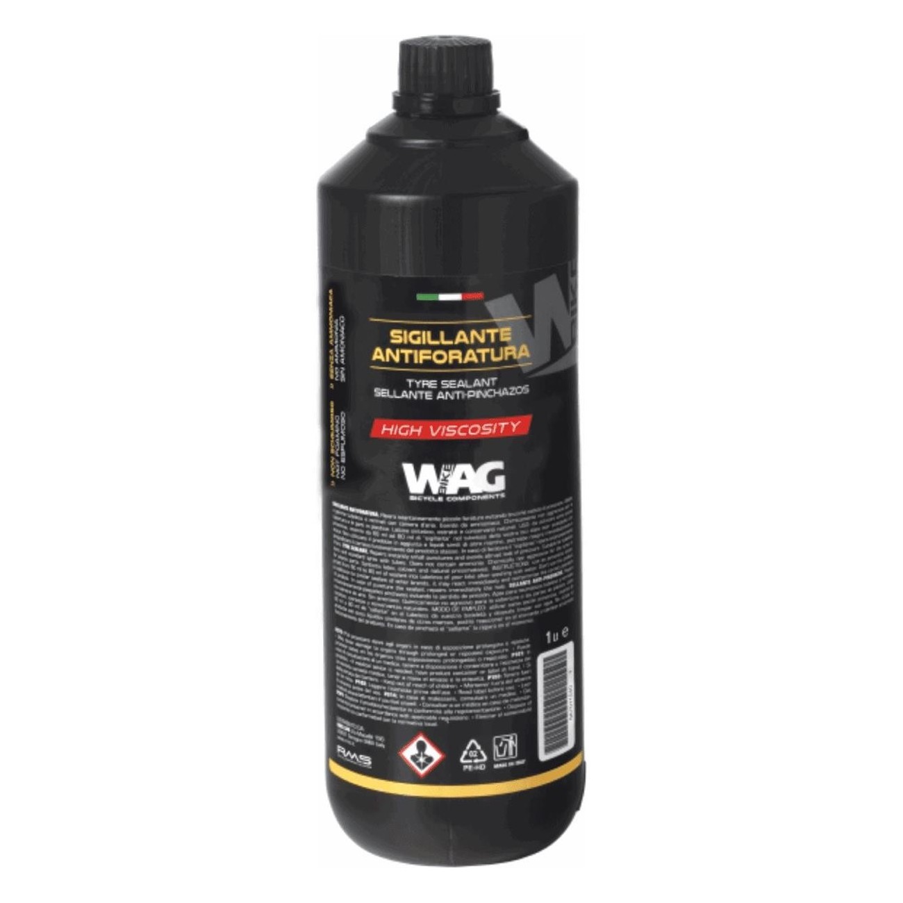 High Viscosity Non-Foaming Sealant for Tubeless 1L - Ammonia-Free, Instant Repair - 1