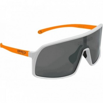 Lander Cycling Glasses White and Orange with ZEISS Polycarbonate Lenses - 1