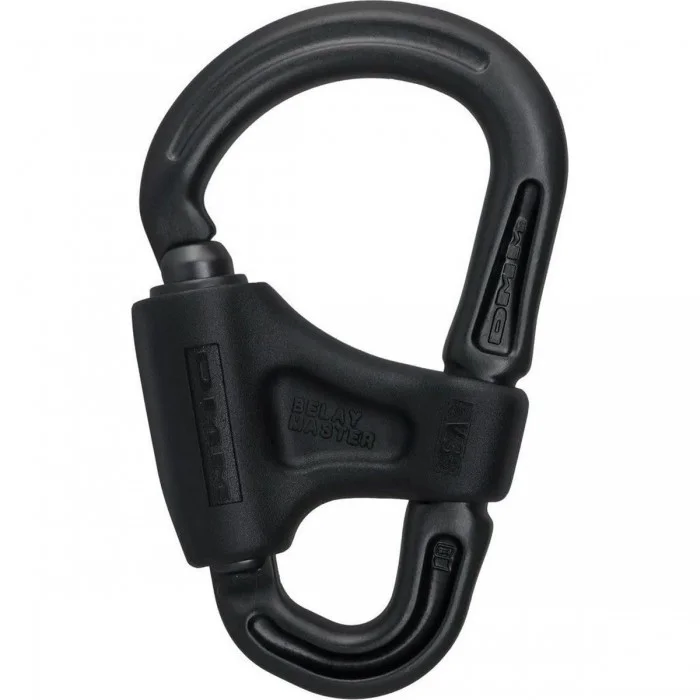 Belay Master Carabiner Matt Grey 93g with Reliable Safety Lock - 1