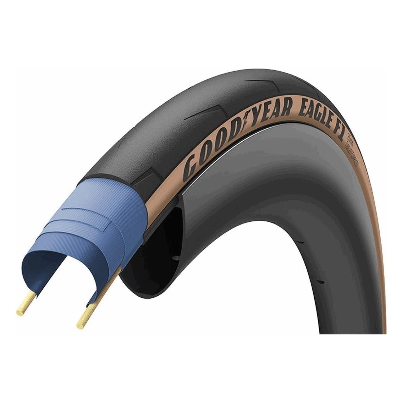 Neumático Tubeless Goodyear Eagle F1 700x25 Negro/Para 120TPI 265g - 1