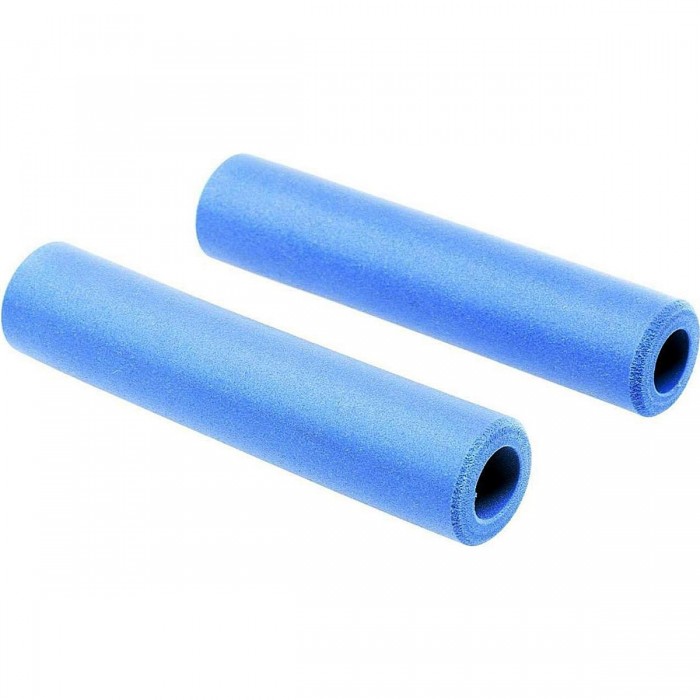 Voxom GR2 130mm Blue Silicone Grips - Comfort & Shock Absorption for Bikes - 1