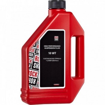 Olio per Sospensioni RockShox 10 WT - Bottiglia da 1 Litro, Viscosità Ideale per Prestazioni Costanti - 1 - Olio - 0710845616785