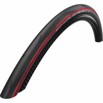 Pneu Schwalbe One 700x25 Addix Pliable avec Rayure Rouge pour Vélo de Course - 1