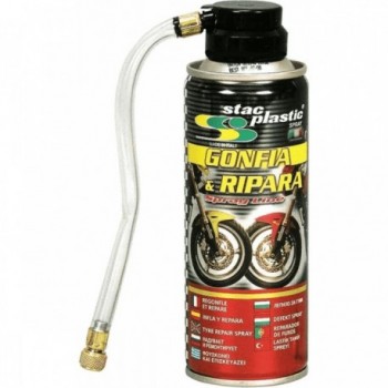 Gonfia e Ripara Pneumatici Moto 200ml - Soluzione Immediata per Tutti i Tipi di Pneumatici - 1 - Riparazione e rappezzi - 800623