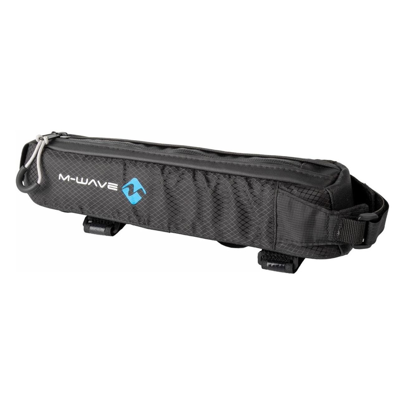 Bolsa de Marco Impermeable M-WAVE Rough Ride Top Screw Negra 0,75L - 1